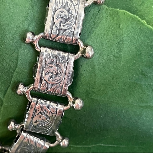 Sterling Silver Oxidized Bracelet - Picture 3 of 9